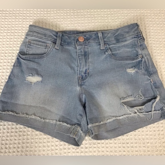 Gap Kids Girls Denim Shorts and Shein Butterfly Top Size 12-13Y - Picture 8 of 11